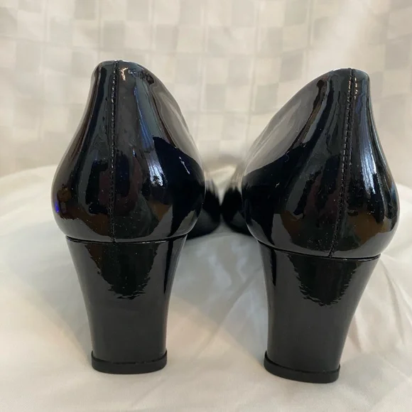 Stuart Weitzman Black Heels Patent Leather, Women’s Size 10M - Picture 6 of 15